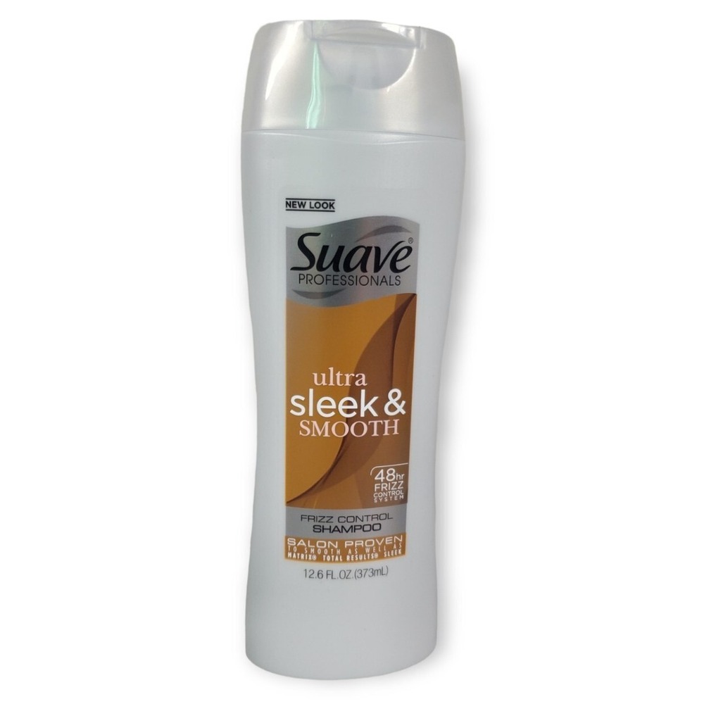 Suave Professional Ultra Sleek & Smooth Frizz Control  Shampoo 12.6 FL oz